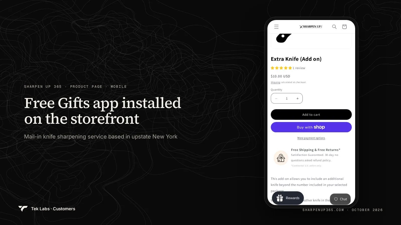 Sharpen Up 365 product page, captured October 2026